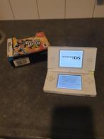 Nintendo DS met Guitar Hero + 2 Games, Spelcomputers en Games, Spelcomputers | Nintendo DS, Wit, Ophalen of Verzenden, DS Lite