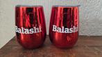 2 Rode Balashi Tumblers met Deksel, Ophalen of Verzenden, Zo goed als nieuw