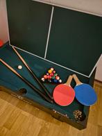 Multifunctionele Speeltafel: Biljart, Tafeltennis, Airhockey, Sport en Fitness, Biljarten en Poolen, Ophalen of Verzenden, Zo goed als nieuw