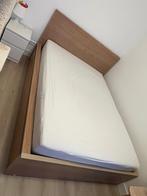 Bed 140x200 (zonder matras), Ophalen, Beige, Tweepersoons, 140 cm