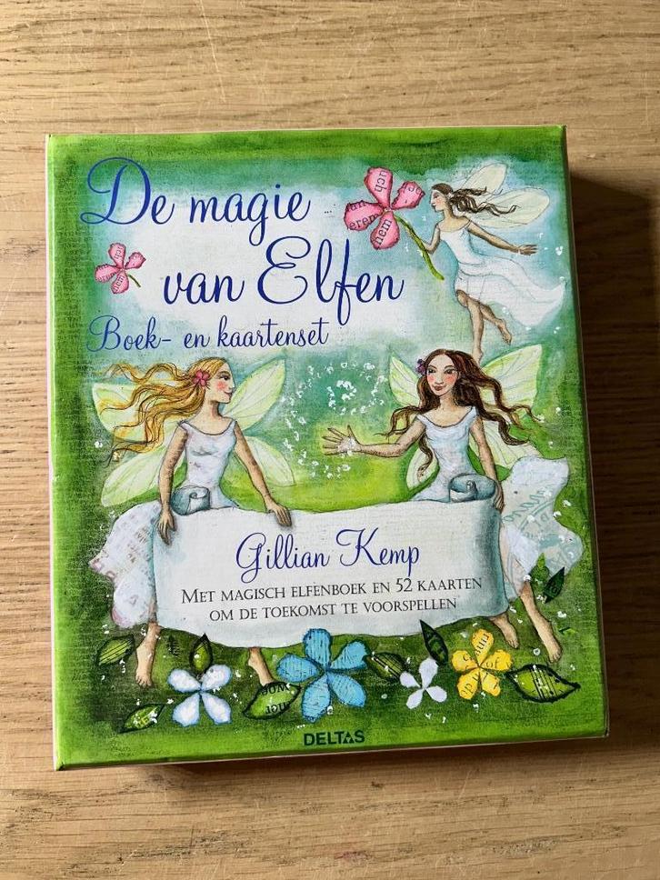 De Magie van Elfen Boek en Kaartenset Gillian Kemp, Boeken, Esoterie en Spiritualiteit, Zo goed als nieuw, Achtergrond en Informatie