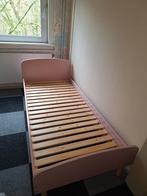 Mooi roze eenpersoonsbed, Ophalen, 90 cm, Zo goed als nieuw, Hout