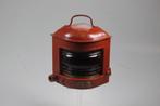 Bijzondere oude Franse scheepslamp / lantaarn., Antiek en Kunst, Ophalen of Verzenden