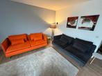 Ikea Söderhamn 2x bank en 1x stoel - Grijs & Oranje, Huis en Inrichting, Banken | Bankstellen, Ophalen, Gebruikt, 150 tot 200 cm