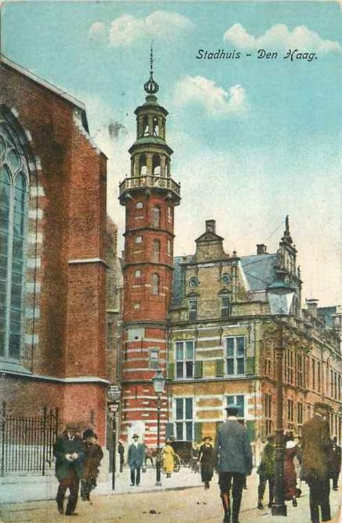 (301-082-027) Den Haag Stadhuis, Verzamelen, Ansichtkaarten | Nederland, Zuid-Holland, Verzenden