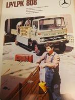 1975 Nederlandse Mercedes LP LPK 808 bestelwagen folder, Boeken, Auto's | Folders en Tijdschriften, Ophalen of Verzenden, Zo goed als nieuw