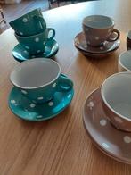 Vintage Union Pacific kopjes en schotels met stippen, Ophalen of Verzenden