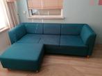 Zitbank met poef, Huis en Inrichting, Ophalen, Gebruikt, 75 tot 100 cm, 75 tot 100 cm