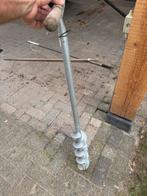 Grondboor, Tuin en Terras, Hand-tuingereedschap, Ophalen of Verzenden, Gebruikt, Grondboor