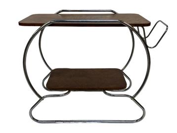 Vintage Art Deco / Bauhaus stijl bijzettafel sidetable 60's beschikbaar voor biedingen