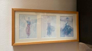 Rodin prints Cambodjaanse danseressen beschikbaar voor biedingen