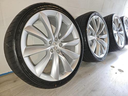 Nieuwe originele Tesla Model X 22 inch velgen + zomerbanden, Auto-onderdelen, Banden en Velgen, Banden en Velgen, Zomerbanden