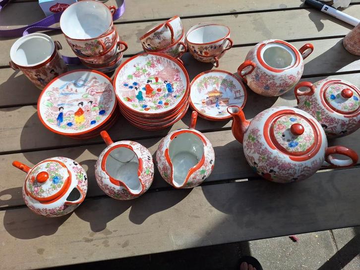 Japans porselein theeservies, Antiek en Kunst, Antiek | Porselein, Ophalen