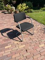 4 stoelen, Huis en Inrichting, Stoelen, Ophalen, Gebruikt, Zwart, Metaal