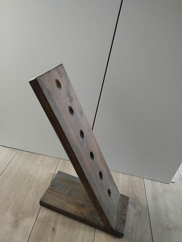 Steigerhouten Wijnrek - 6 flessen beschikbaar voor biedingen