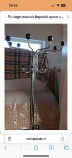 Vintage staande Kapstok space age, Huis en Inrichting, Ophalen, Gebruikt, Metaal, Staande kapstok