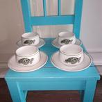 Schildpad soepkommetjes set van 4 Hutschenreuther Germany, Ophalen, Gebruikt, Overige typen, Overige stijlen