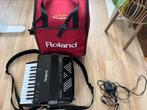 Roland FR1-x (digitale accordeon) inclusief draagtas, Muziek en Instrumenten, Accordeons, 80-bas, Overige merken, Ophalen of Verzenden