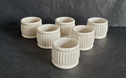 Wedgwood Barlaston of Etruria England 6 servetringen Edme., Huis en Inrichting, Keuken | Servies, Wedgwood, Porselein, Ophalen of Verzenden