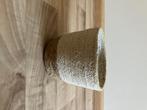 Crèmekleurige Plantenpot, Overige materialen, Gebruikt, Rond, Binnen