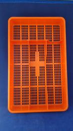 Retro bestekbak oranje, 34x21x5 cm. 7B9, Antiek en Kunst, Antiek | Keukenbenodigdheden, Ophalen of Verzenden