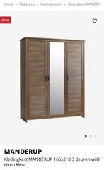 GRATIS! Jysk Manderup Kledingkast - Gedemonteerd, Huis en Inrichting, Kasten | Kledingkasten, 200 cm of meer, 150 tot 200 cm, Met hangruimte