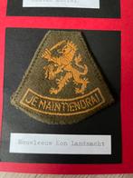 Mouw embleem militair leeuw, Verzamelen, Militaria | Algemeen, Ophalen of Verzenden, Landmacht, Nederland, Embleem of Badge