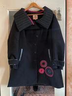 Speelse A-lijn jas maat 44 met afritsbare kraag 44 nu 59,99€, Kleding | Dames, Haora, Zwart, Maat 42/44 (L), Ophalen of Verzenden