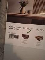 Walnoot lattenpaneel 260x52cm x9,7mm, Doe-het-zelf en Verbouw, Platen en Panelen, Ophalen, Zo goed als nieuw, Overige materialen