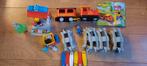 Lego duplo trein 10874 met treinovergang en treinbrug, Ophalen, Zo goed als nieuw, Duplo