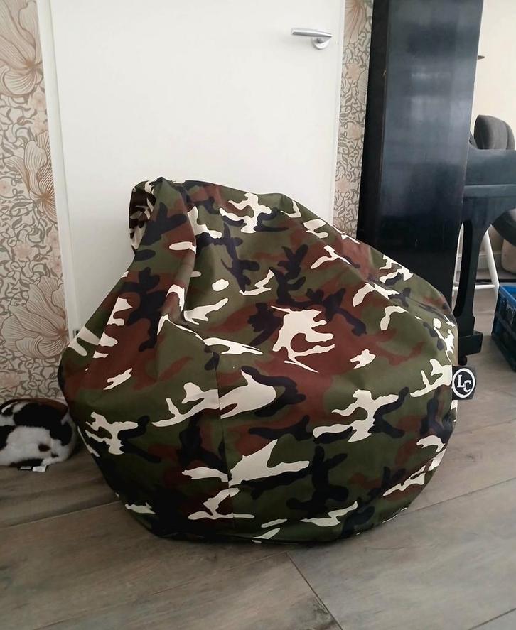 Leger Zitzak - Stoer en Comfortabel, Huis en Inrichting, Zitzakken, Zo goed als nieuw, Zitzak, Overige kleuren, Ophalen of Verzenden