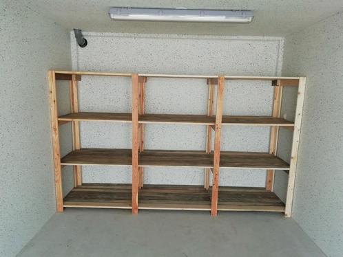 STELLINGKAST HOUT OP MAAT GEMAAKT, Huis en Inrichting, Kasten | Stellingkasten, Zo goed als nieuw, Ophalen