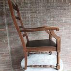 fautuil eiken hout, Huis en Inrichting, Fauteuils, Ophalen, Minder dan 50 cm, Minder dan 75 cm, Nieuw