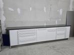 Te koop Complete  witte keuken met apparaten/opbergkasten., Ophalen, Gebruikt, Wit, Hout