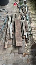 Hardhout, Ophalen of Verzenden, Minder dan 180 cm, Planken, Hardhout