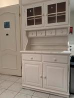 Witte houten buffetkast - 99x50x188cm, Huis en Inrichting, Gebruikt, Met lade(s), 150 tot 200 cm, 25 tot 50 cm