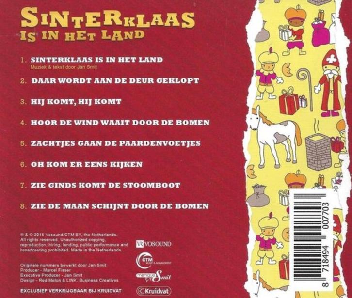 Sinterklaas is in het land met Monique Smit KRASVRIJE CD, Cd's en Dvd's, Cd's | Kinderen en Jeugd, Zo goed als nieuw, Ophalen of Verzenden