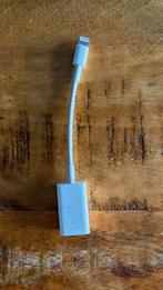 Lightning naar USB Camera Adapter (A1440) MD821ZM/A, Ophalen of Verzenden, Zo goed als nieuw, Telefoonhanger of Accessoire, Apple iPhone