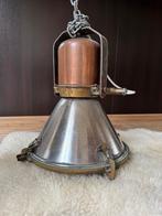 Oude koper/messing scheepslamp, Oude scheepslamp, Gebruikt, Ophalen of Verzenden, Metaal