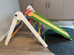 Klimdriehoek met glijbaan, Ophalen, Gebruikt, Hout, Kinderen