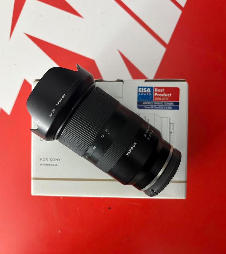 Tamron 28-75 mm F/2.8 Di III RXD SONY, Audio, Tv en Foto, Fotografie | Lenzen en Objectieven, Zo goed als nieuw, Standaardlens