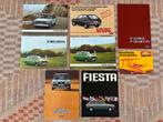 Ford Fiesta mk1 brochures - 8 stuks, Verzenden, Zo goed als nieuw, Overige merken