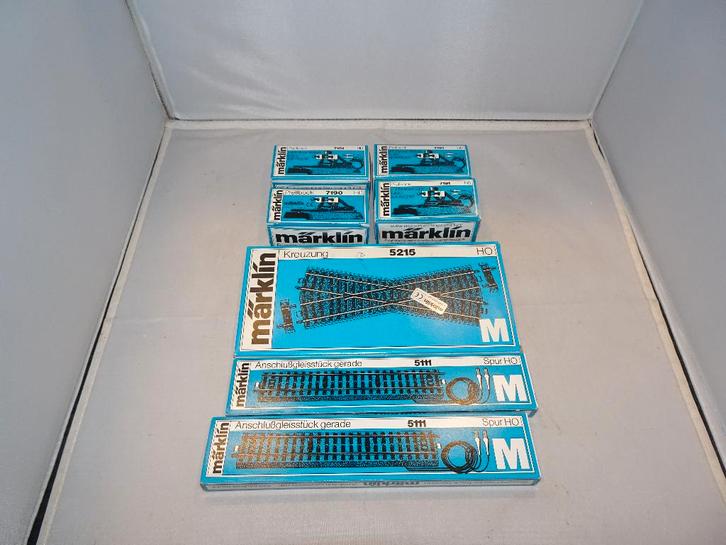 Marklin 5111/5215/7191/7190 M-rail nieuw in OVP (#933), Hobby en Vrije tijd, Modeltreinen | H0, Nieuw, Rails, Wisselstroom, Märklin