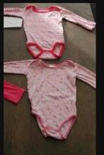 Rompers lange mouw maat 62 / 68 roze hartjes bloem, Ophalen of Verzenden, Zo goed als nieuw