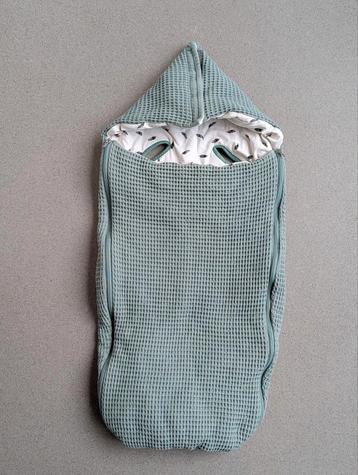 Koeka voetenzak 0+ wafel mint groen feather beschikbaar voor biedingen