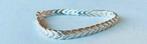 Zilveren MASSIEVE FANTASIE SCHAKELARMBAND 18,7 cm, Verzenden, Zo goed als nieuw, Zilver, Zilver