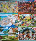 Puzzels 6stuks, Ophalen, 500 t/m 1500 stukjes, Zo goed als nieuw