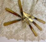 Set van antieke koperen mesjes (12 st.) en vorkjes (12 st.), Ophalen of Verzenden