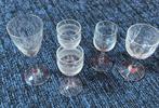 Antieke Likeurglazen Set van 5, Ophalen