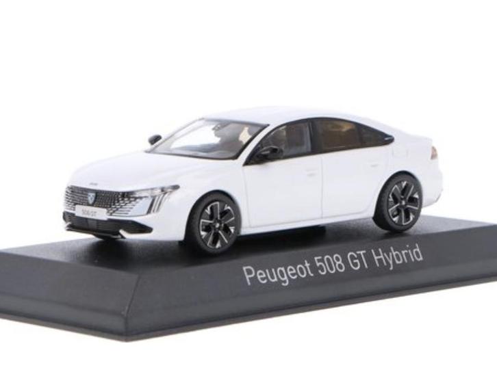 Peugeot 508 GT Hybrid 2023 Wit schaal 1/43 NOREV ref 475832, Hobby en Vrije tijd, Modelauto's | 1:43, Nieuw, Auto, Norev, Verzenden